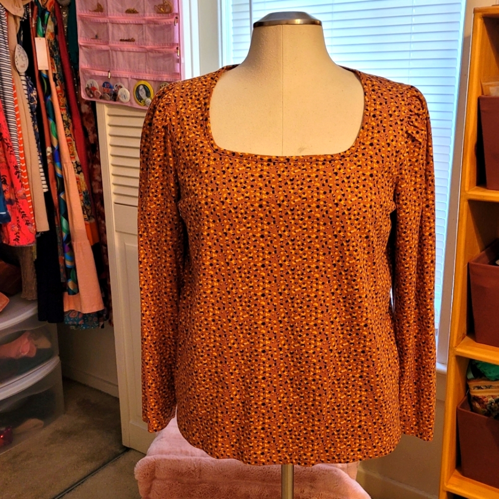 Loft Outlet cheetah print top